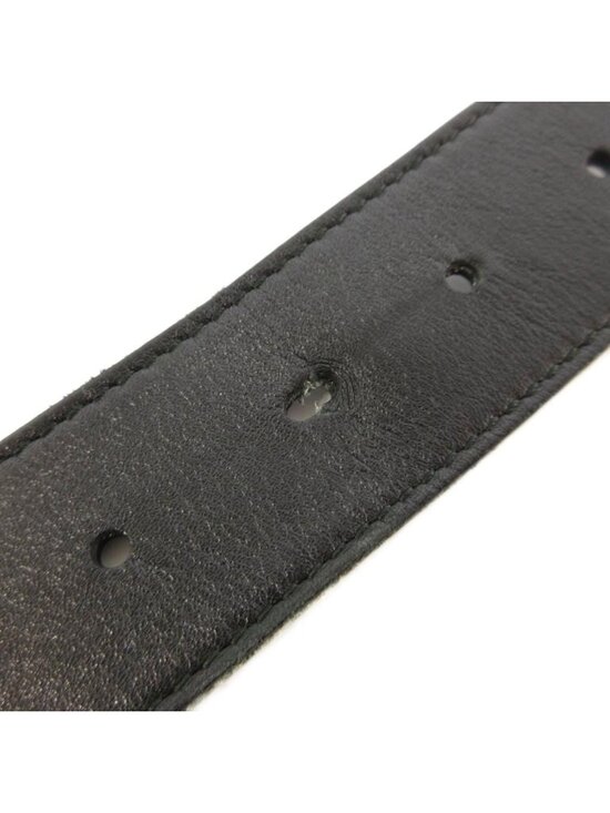 Gucci Interlocking Belt Leather Black SK main image 5